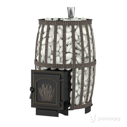 Печь для бани Легенда Русский пар Ковка 24 (271) без стекла