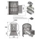 Печь для бани Легенда Ковка 28 (224) чугун