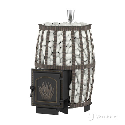 Печь для бани Легенда Русский пар Ковка 18 (271) без стекла