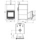 Печь для бани Легенда Русский пар 24 NEXT (S-40) талькохлорит