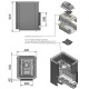 Печь для бани Сенсация 16 Антрацит (ДТ-4) без выноса чугун