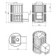 Печь для бани Ураган Ковка 16 (271) чугун