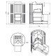 Печь для бани Ураган Ковка 22 (270) чугун