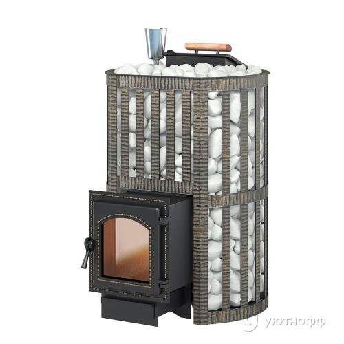 Печь для бани Ураган Ковка 22 (270) чугун