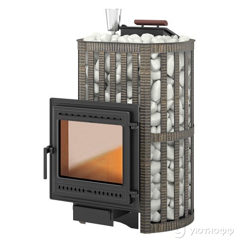 Печь для бани Ураган Ковка 28 (505) чугун