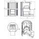 Печь для бани Ураган Стандарт 22 (ДТ-4С) чугун