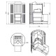 Печь для бани Ураган Стандарт 22 (ДТ-4) чугун