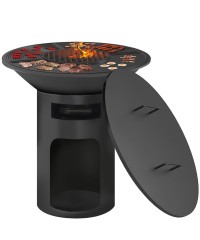 Гриль-барбекю Везувий Fantastic Grill 1000 от Шефа чугун