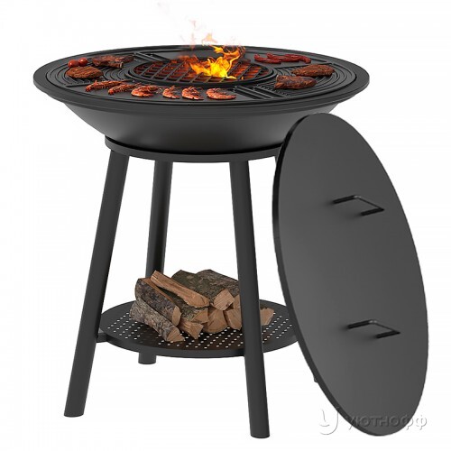 Гриль Везувий Fantastic Grill 700 (чаша + подставка престиж + плита Gurman Ø700 + крышка) Гриль Везувий Fantastic Grill 700 (чаша + подставка престиж + плита Gurman Ø700 + крышка)