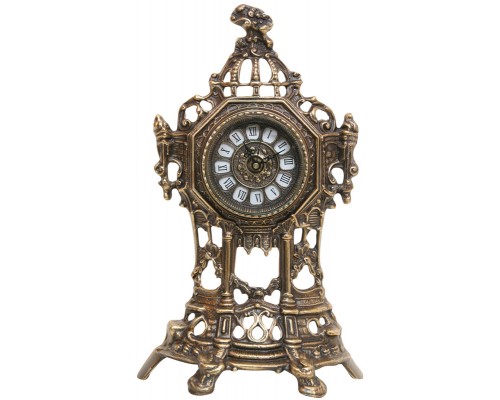 Часы каминные Часовня из бронзы