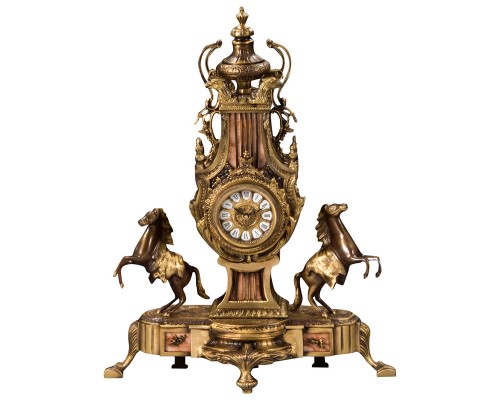 Часы каминные Империо из бронзы