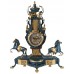 Бронзовые часы каминные Romano из бронзы