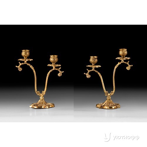 Канделябры Pair Of Cand. Arms Finos из бронзы (2 шт) Канделябры Pair Of Cand. Arms Finos из бронзы (2 шт)
