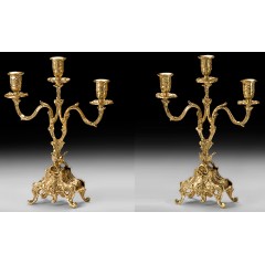 Подсвечник Virtus Pair Of Cand. D. Juan 3 Arms Large