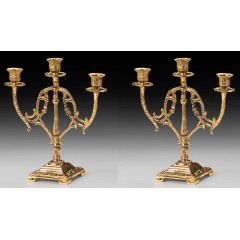 Подсвечник Virtus Pair Of Cand. Flowers