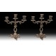 Канделябры Pair Of Cand. Ribbon из бронзы