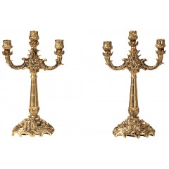 Подсвечник Virtus Pair Of Cand. Roses Simple