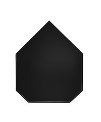 Предтопочный лист 1000x800 черный Вулкан (VPL031R9005)