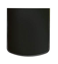 Предтопочный лист 900x800 черный Вулкан (VPL051R9005)