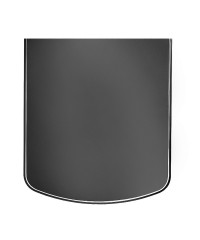 Предтопочный лист 900x800 серый Вулкан (VPL051R7010)