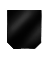Предтопочный лист 900x800 черный Вулкан (VPL061R9005)