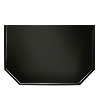 Предтопочный лист 500x1000 черный Вулкан (VPL062R9005)