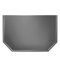 Предтопочный лист 500x1000 серый Вулкан (VPL062R7010)