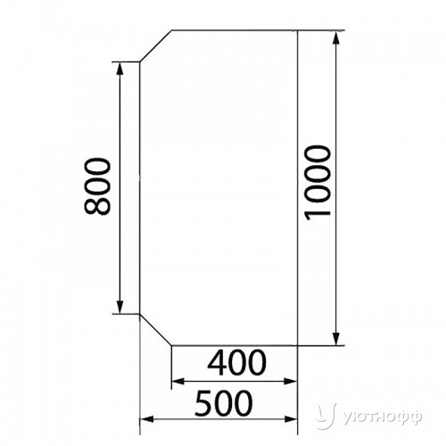 Предтопочный лист VPL062R7010 серый Предтопочный лист VPL062R7010 серый