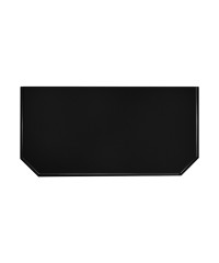 Предтопочный лист 400x800 черный Вулкан (VPL063R9005)