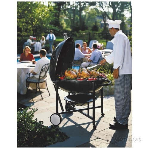 Угольный гриль Weber Ranch Kettle Black 96 см Угольный гриль Weber Ranch Kettle Black 96 см