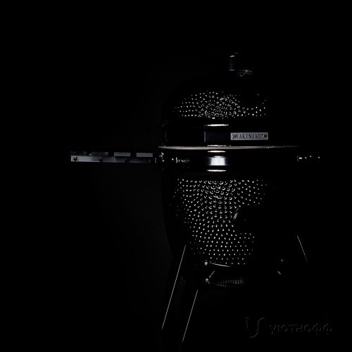 Гриль Yakiniku Large Kamado Black Edition основание и боковые столики