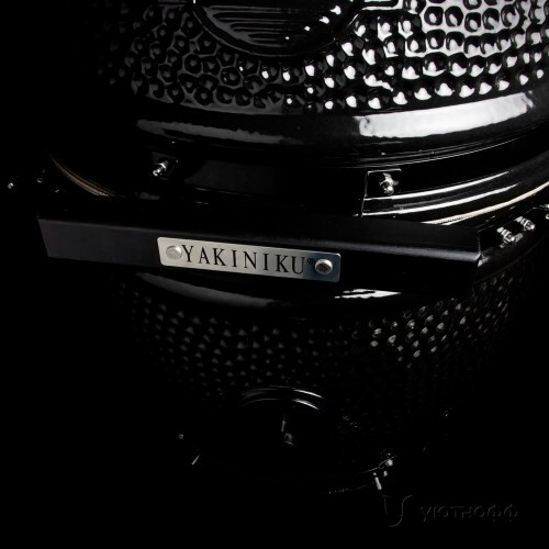 Гриль Yakiniku Large Kamado Black Edition основание и боковые столики
