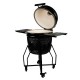 Гриль Yakiniku Large Kamado Black Edition основание и боковые столики