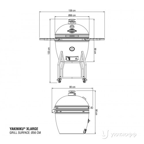 Гриль Yakiniku XLarge Kamado Гриль Yakiniku XLarge Kamado