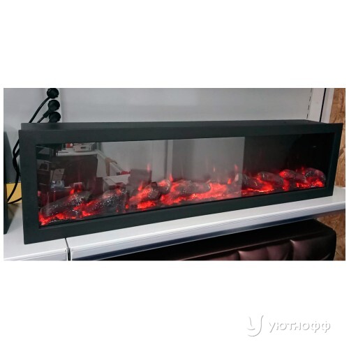 Электроочаг Flame 1200 с разноцветным пламенем и звуком Электроочаг Flame 1200 с разноцветным пламенем и звуком