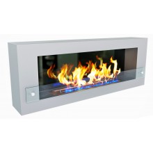 Напольный биокамин ZeFire Constant 1200 белый со стемалитом (Констант 1200)
