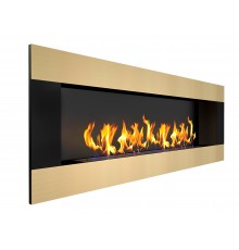 Биокамин ZeFire Elliot horizontal 1800 латунный (Эллиот горизонтальный 1800)