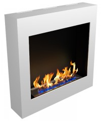 Биокамин ZeFire Orion Qube 600 белый (Орион Куб 600)