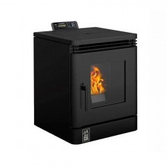 Пеллетный камин Zota B6H22 WiFi Black 6 кВт с воздушным отоплением