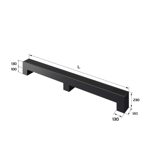 Конвектор напольный Royal Thermo STEP-130/180/2800-2-N-BL-LG-BL Конвектор напольный Royal Thermo STEP-130/180/2800-2-N-BL-LG-BL