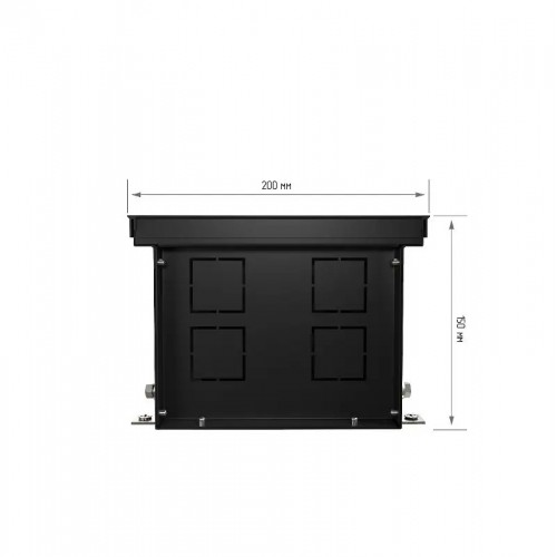 Конвектор внутрипольный Royal Thermo ATRIUM-150/200/2900-DG-U-DB