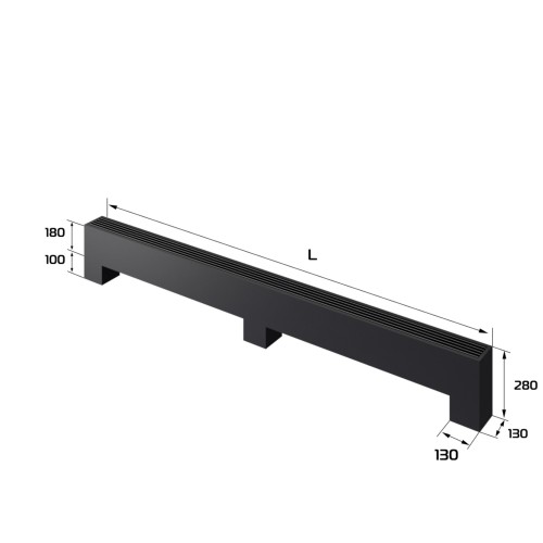 Конвектор напольный Royal Thermo STEP-180/130/2200-3-N-BL-LG-BL Конвектор напольный Royal Thermo STEP-180/130/2200-3-N-BL-LG-BL