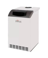 Котел газовый Ferroli PEGASUS D 45 с чугунным теплообменником, напольный, 1 конт., откр.кам.сгор.
