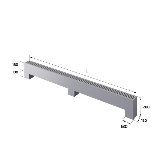 Конвектор напольный Royal Thermo STEP-180/130/2900-3-N-SS-LG-NA Конвектор напольный Royal Thermo STEP-180/130/2900-3-N-SS-LG-NA