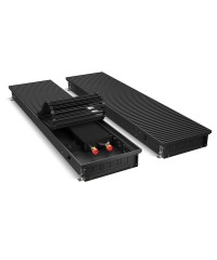 Конвектор внутрипольный Royal Thermo ATRIUM-90/300/2800-DG-U-BL