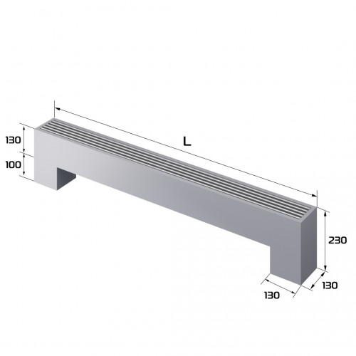Конвектор напольный Royal Thermo STEP-130/130/1900-2-N-SS-LG-NA Конвектор напольный Royal Thermo STEP-130/130/1900-2-N-SS-LG-NA