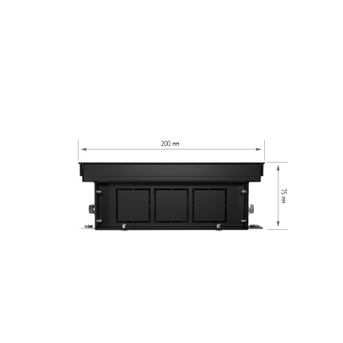Конвектор внутрипольный Royal Thermo ATRIUM-75/200/2000-DG-U-NA Конвектор внутрипольный Royal Thermo ATRIUM-75/200/2000-DG-U-NA