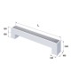 Конвектор напольный Royal Thermo STEP-130/180/1800-2-N-WT-LG-NA