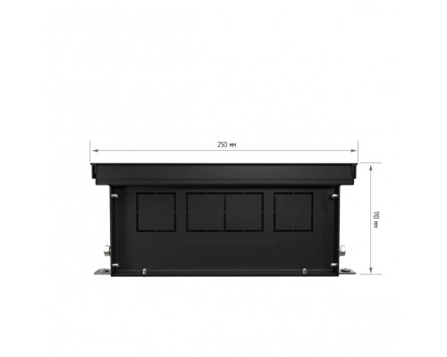 Конвектор внутрипольный Royal Thermo ATRIUM-110/250/2000-DG-U-BL