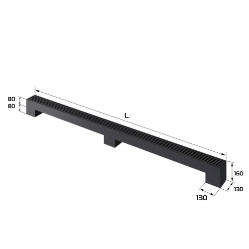 Конвектор напольный Royal Thermo STEP-80/130/2400-1-N-BL-LG-BL Конвектор напольный Royal Thermo STEP-80/130/2400-1-N-BL-LG-BL